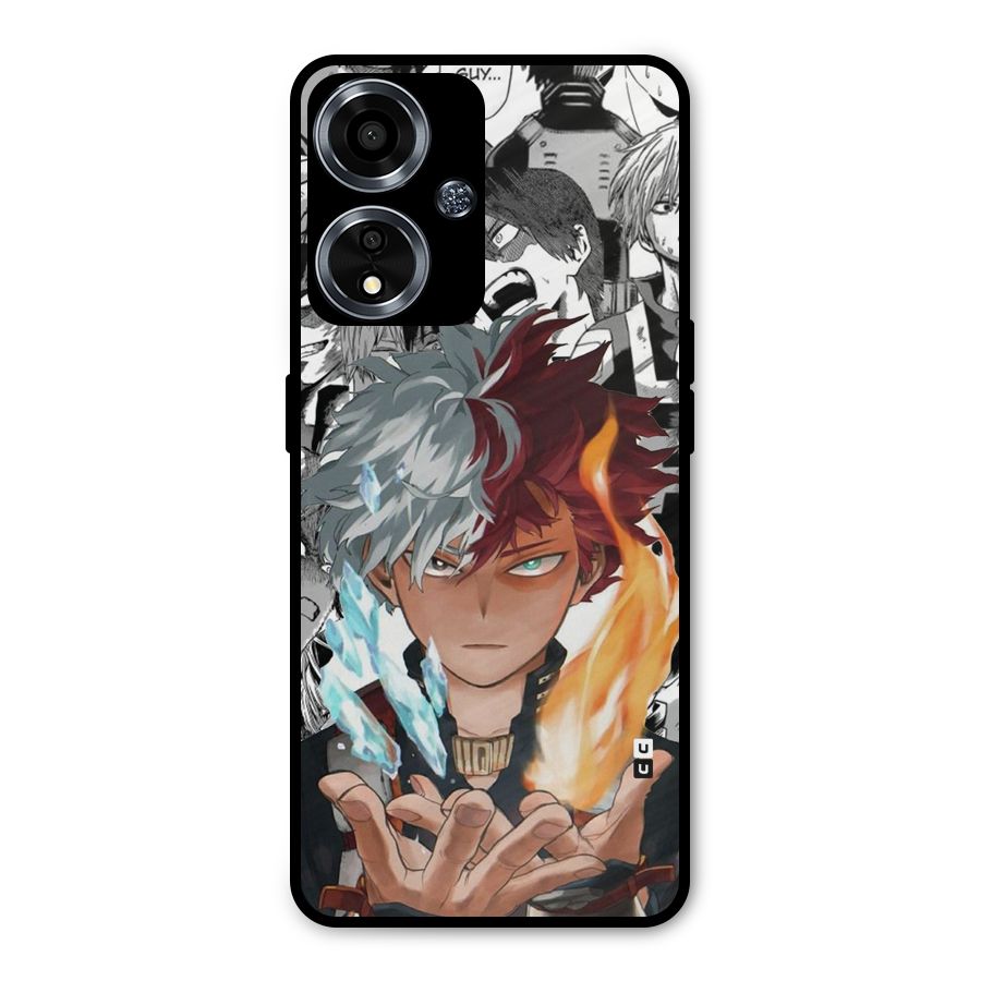 Young Todoroki Metal Back Case for Oppo A59