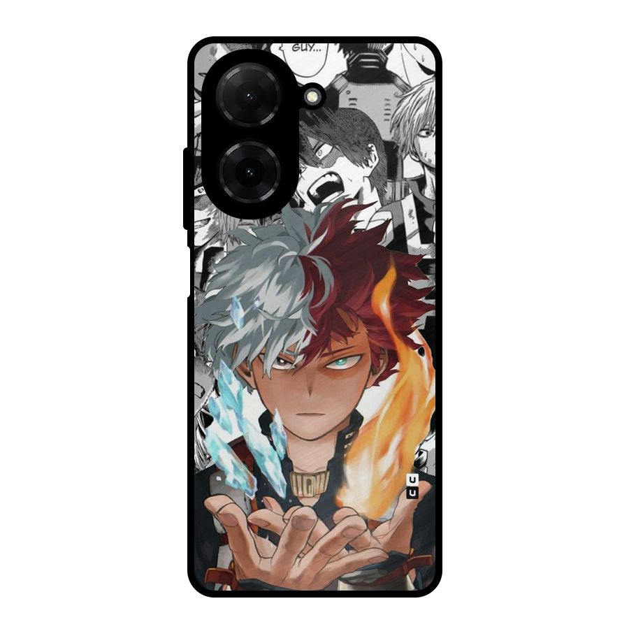 Young Todoroki Metal Back Case for Redmi A5 4G