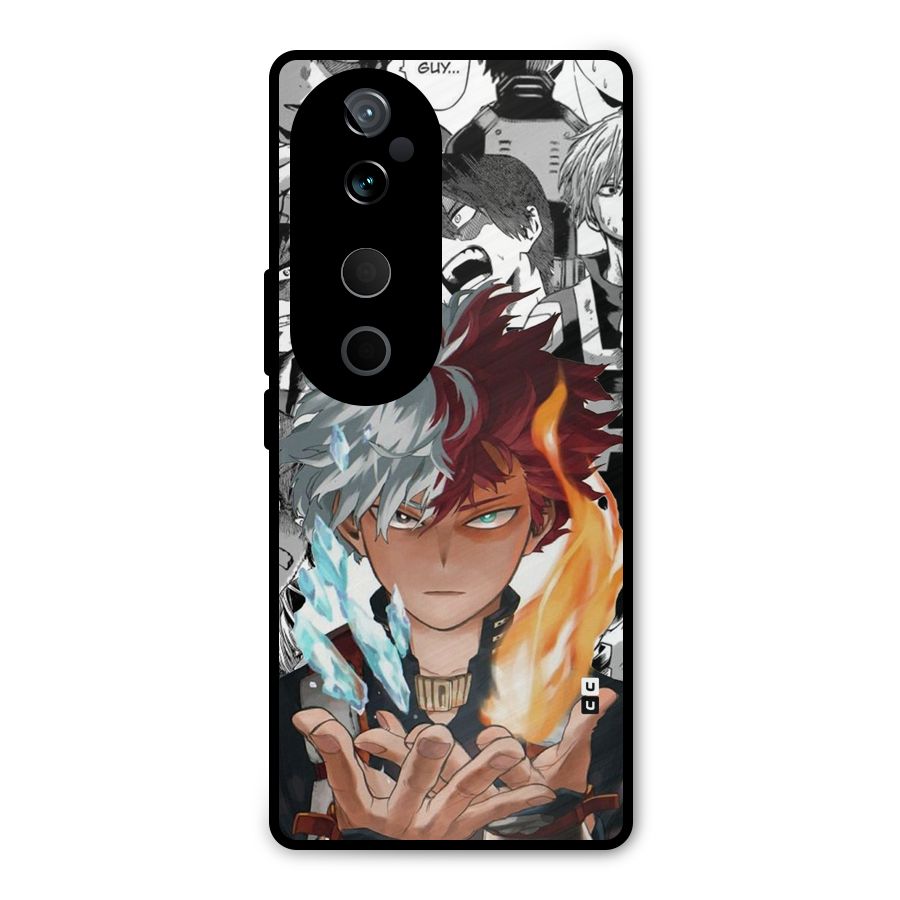 Young Todoroki Metal Back Case for Vivo T3 Ultra
