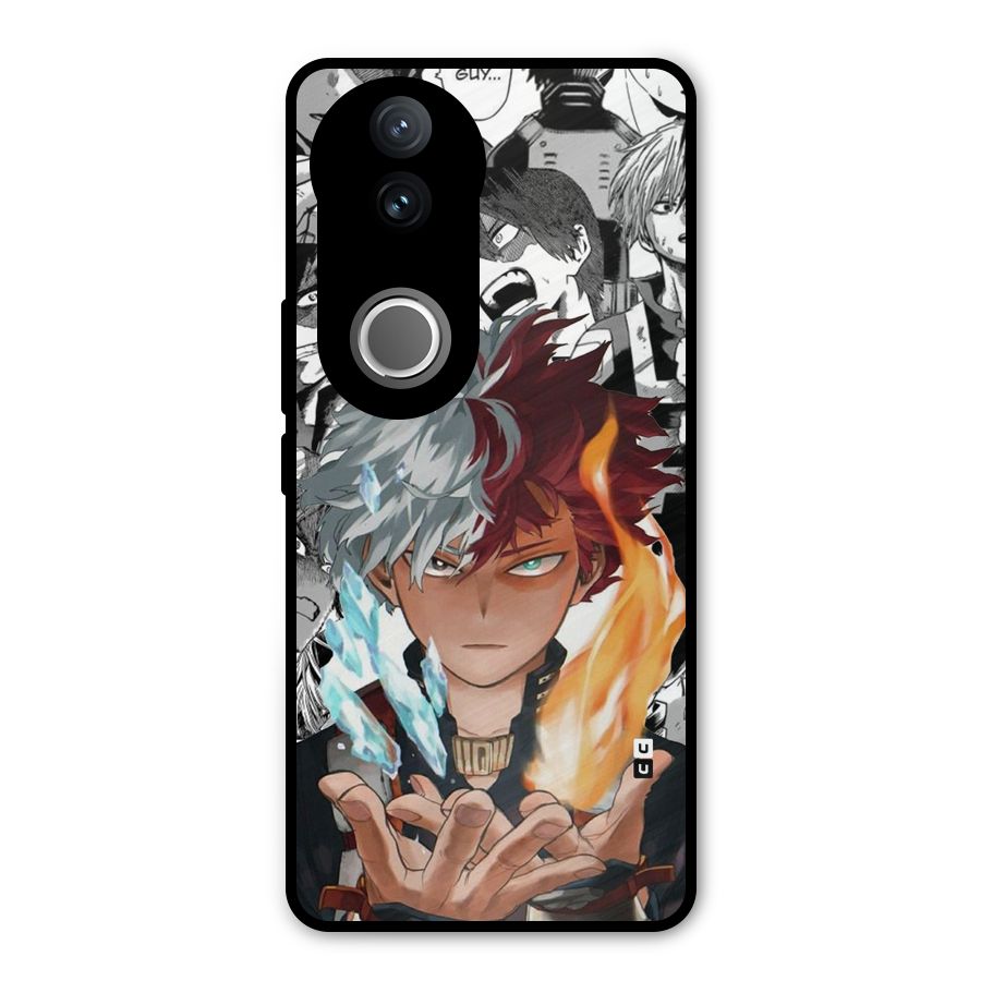 Young Todoroki Metal Back Case for Vivo V50e