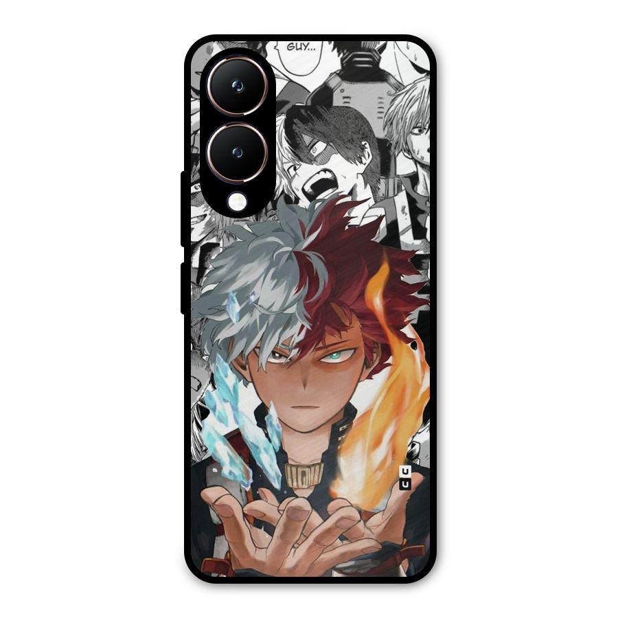 Young Todoroki Metal Back Case for Vivo Y28
