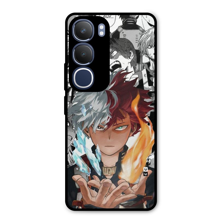 Young Todoroki Metal Back Case for Vivo Y29