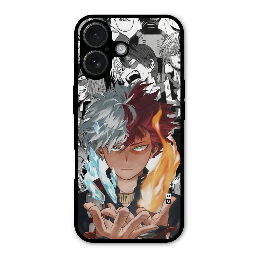 Young Todoroki Metal Back Case for iPhone 16