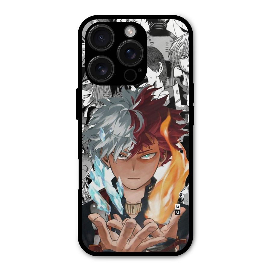 Young Todoroki Metal Back Case for iPhone 16 Pro