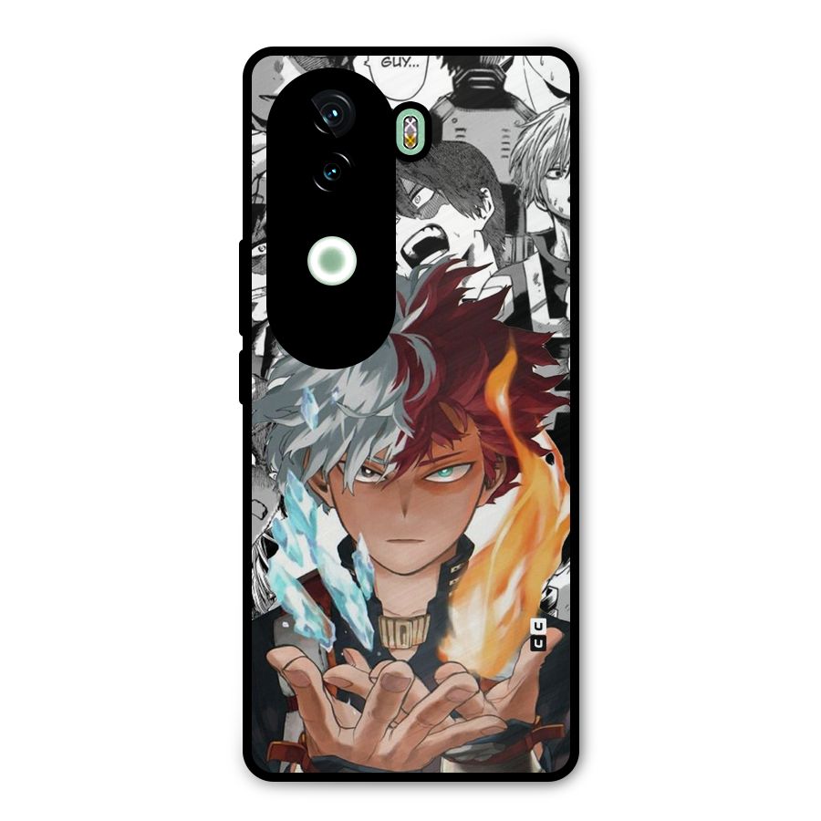 Young Todoroki Metal Back Case for iQOO Z9s