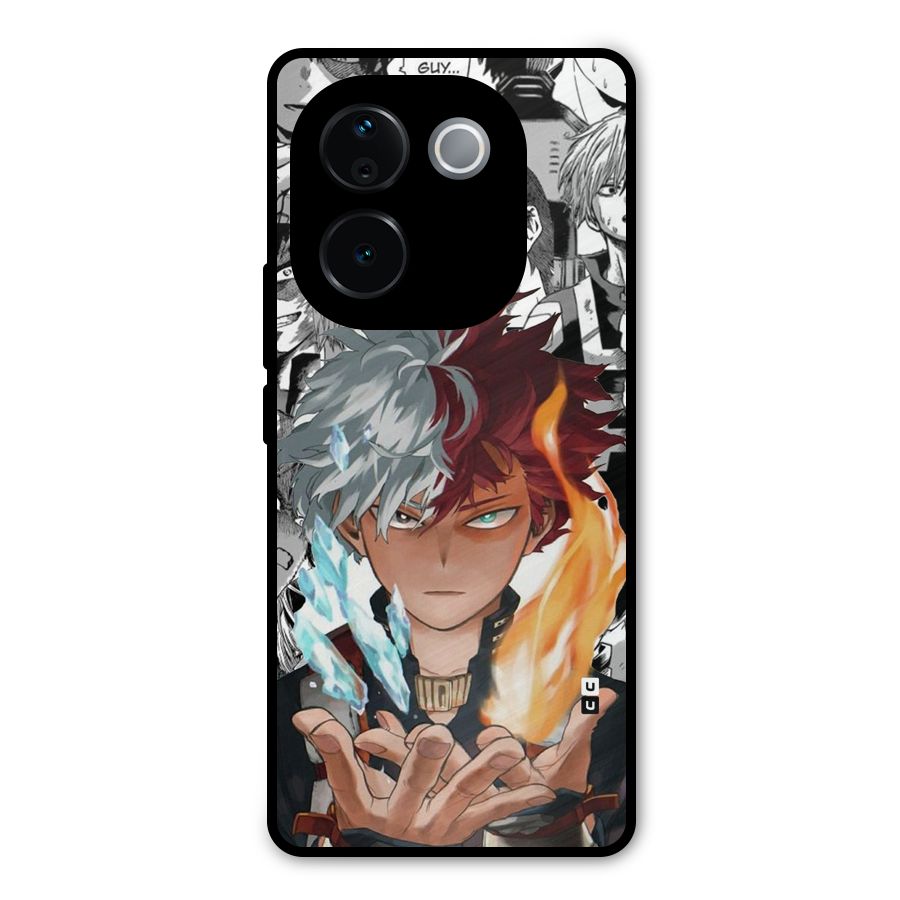 Young Todoroki Metal Back Case for iQOO Z9s Pro