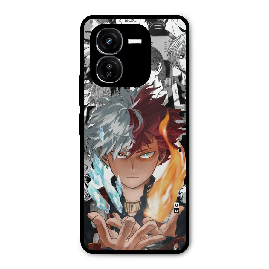 Young Todoroki Metal Back Case for iQOO Z9x