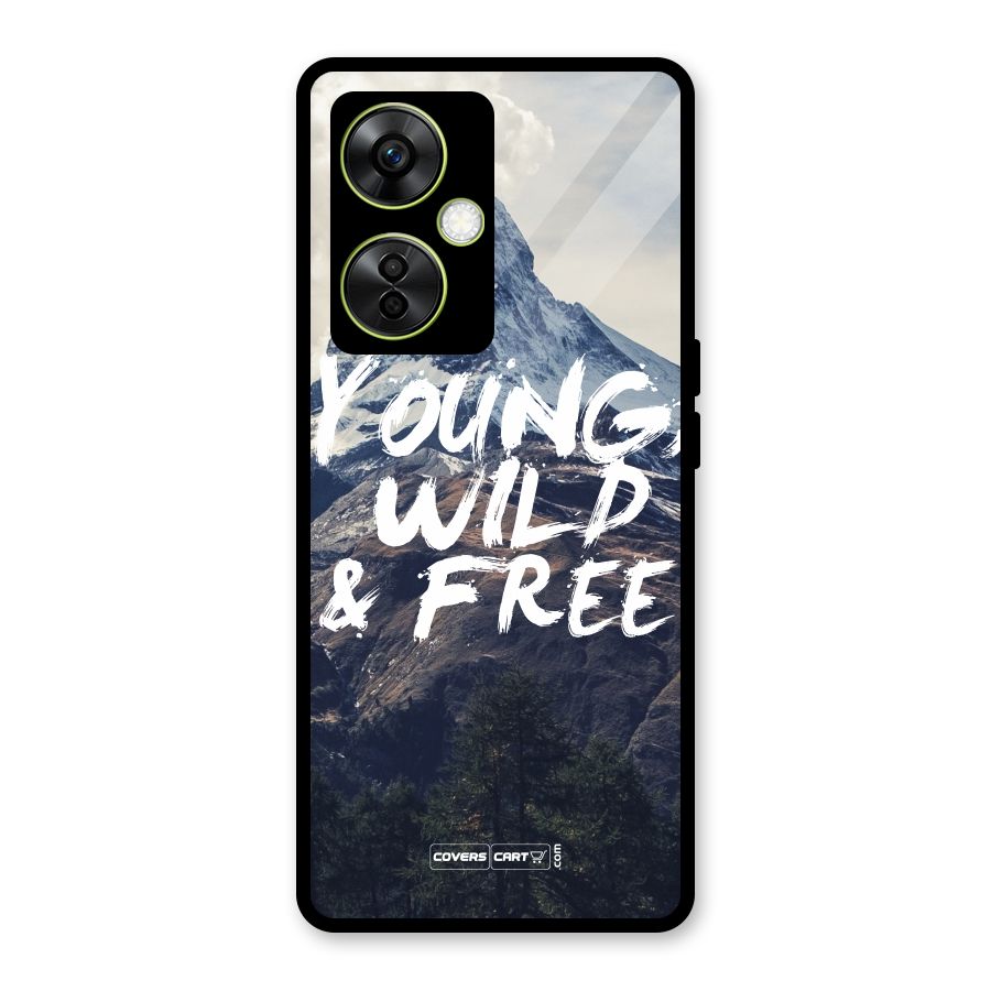 Young Wild and Free Glass Back Case for OnePlus Nord CE 3 Lite
