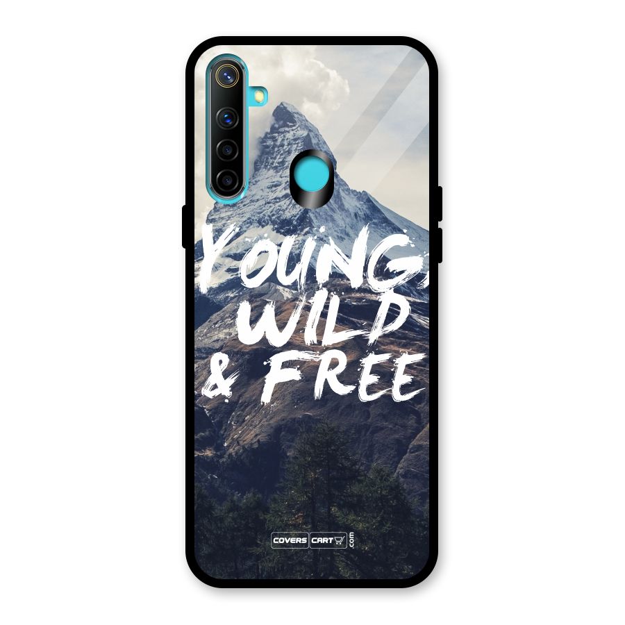 Young Wild and Free Glass Back Case for Realme Narzo 10
