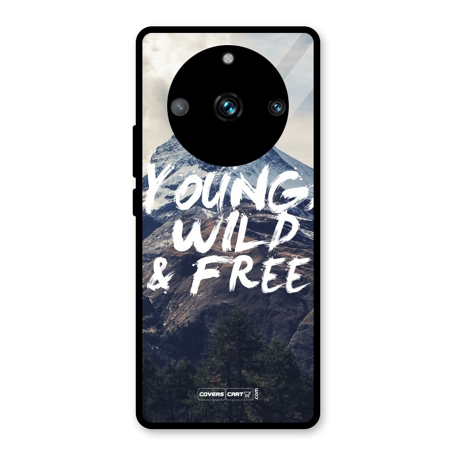 Young Wild and Free Glass Back Case for Realme Narzo 60 Pro
