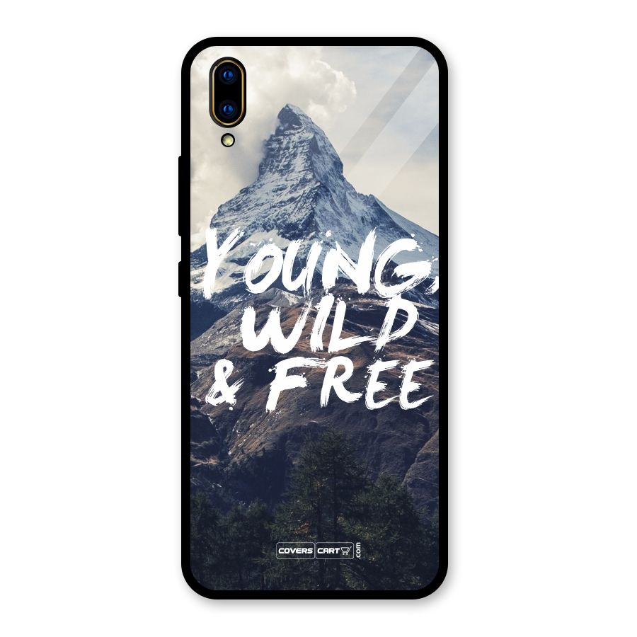 Young Wild and Free Glass Back Case for Vivo V11 Pro