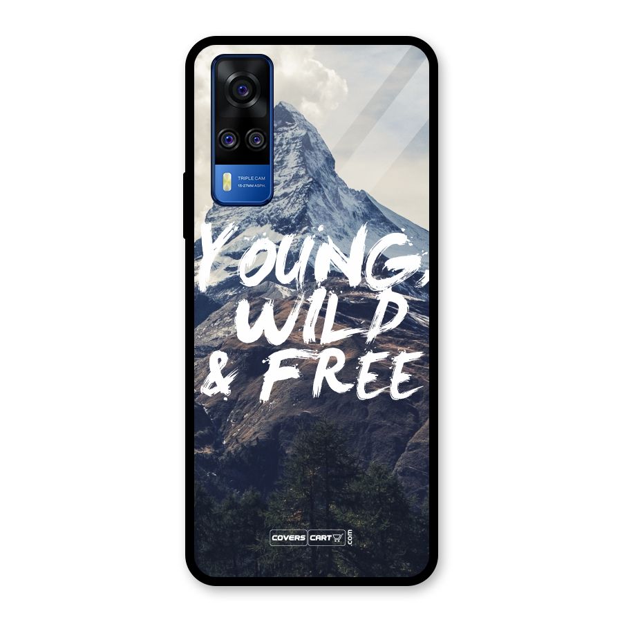 Young Wild and Free Glass Back Case for Vivo Y31