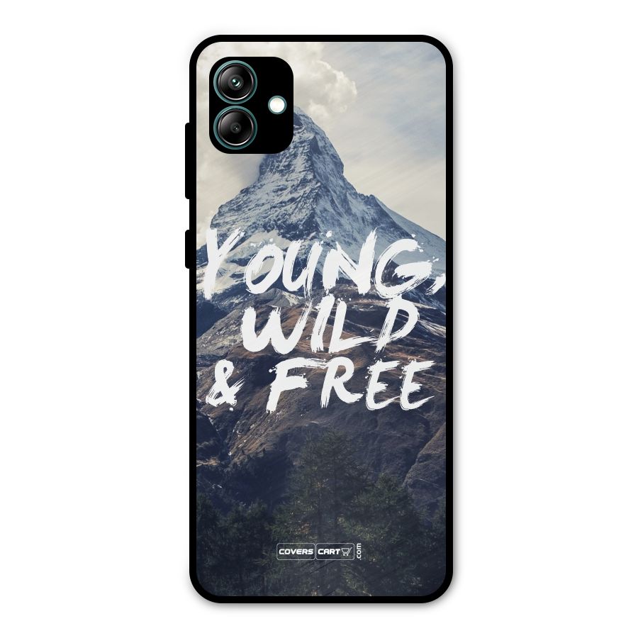 Young Wild and Free Metal Back Case for Galaxy A04