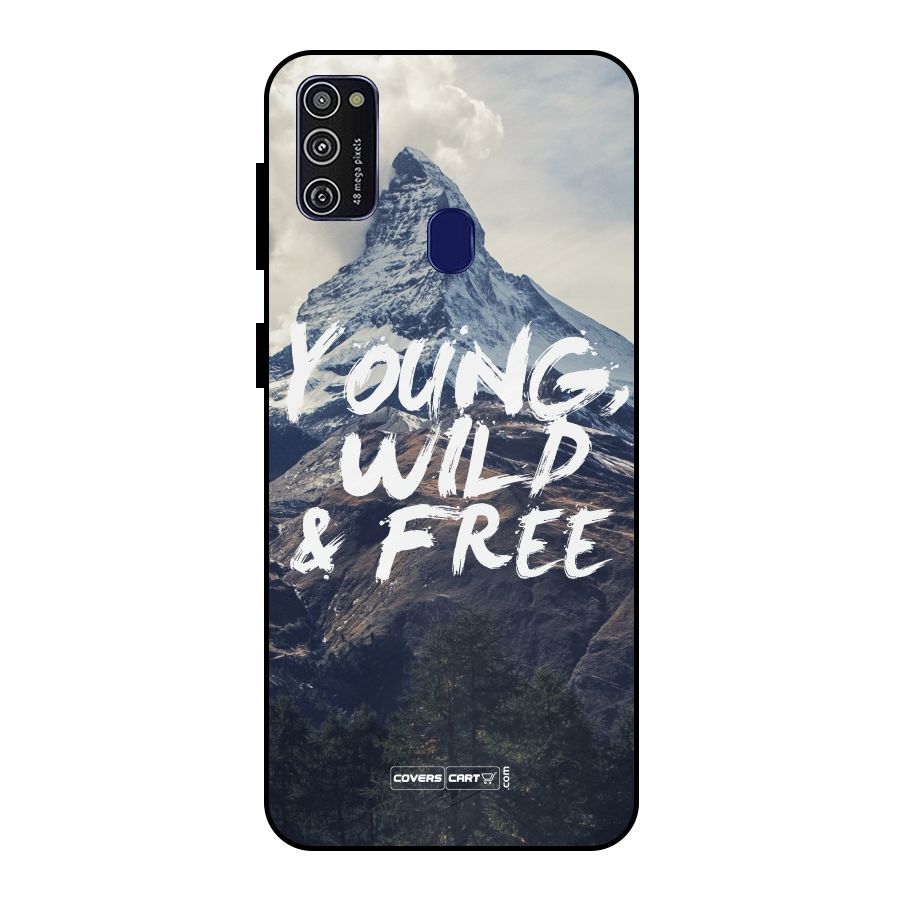 Young Wild and Free Metal Back Case for Galaxy M30s