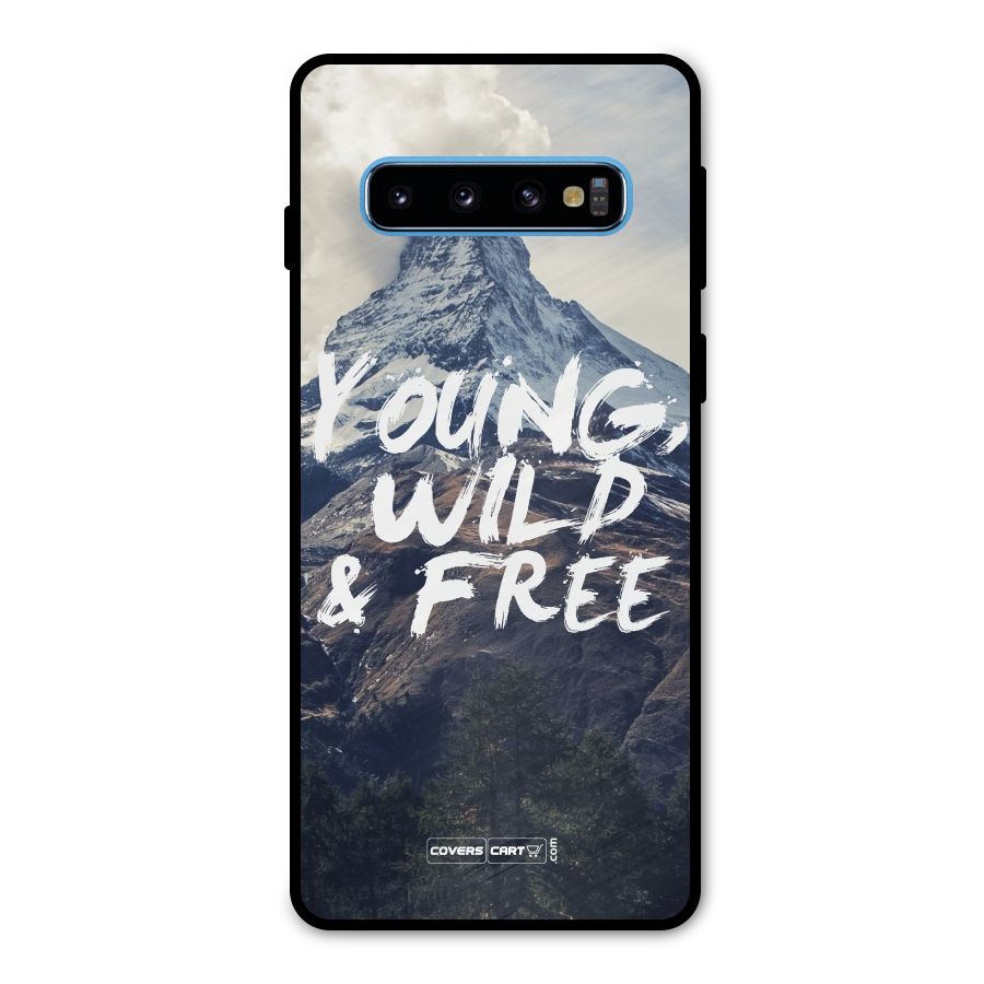 Young Wild and Free Metal Back Case for Galaxy S10