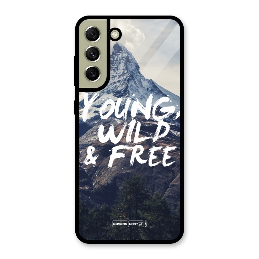Young Wild and Free Metal Back Case for Galaxy S21 FE 5G (2023)