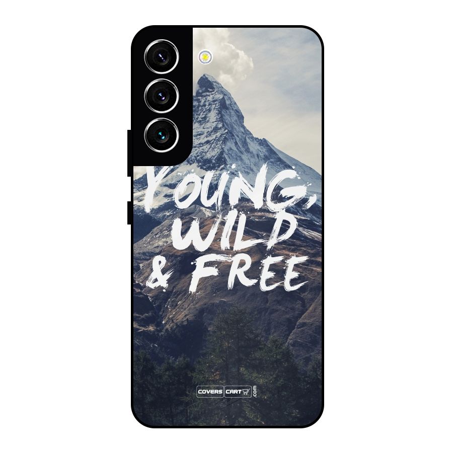 Young Wild and Free Metal Back Case for Galaxy S22 5G