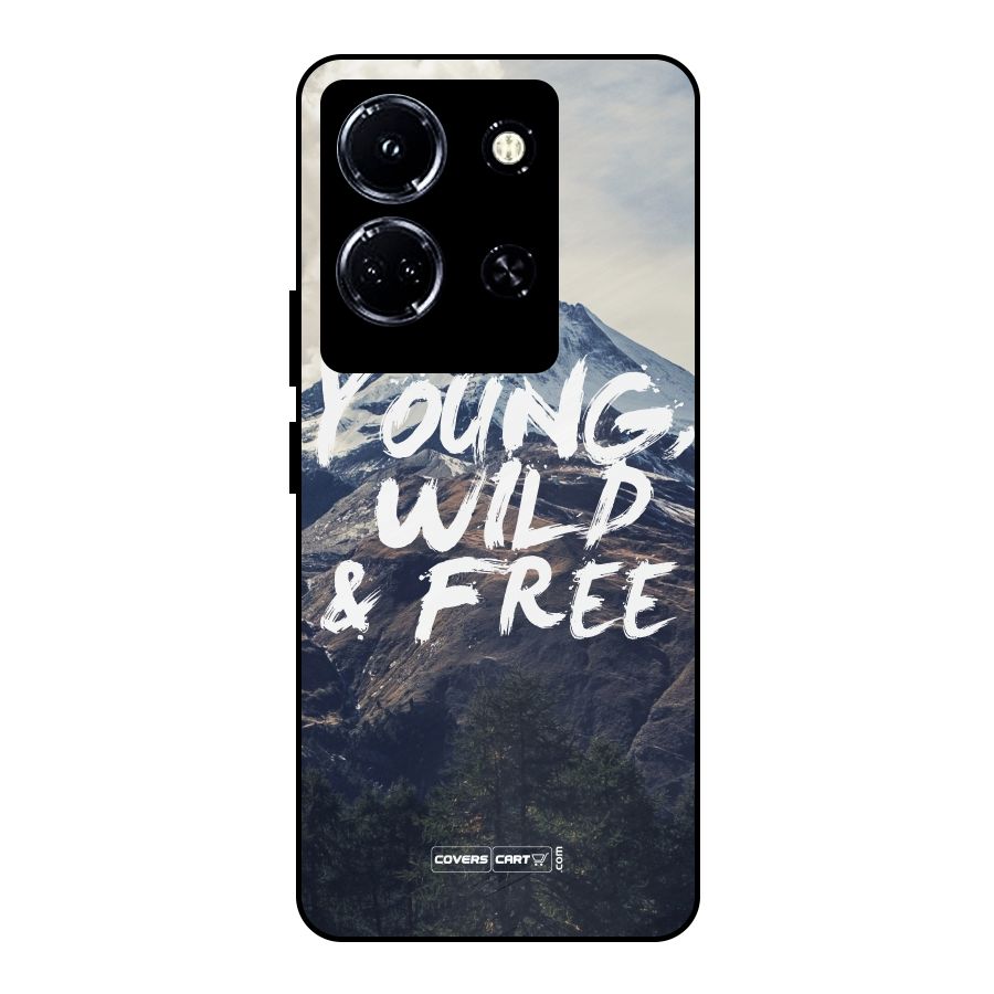 Young Wild and Free Metal Back Case for Infinix Note 30 5G