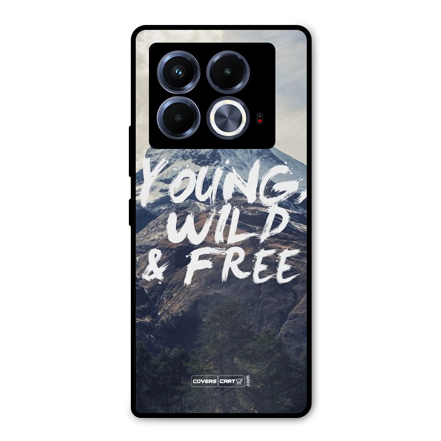 Young Wild and Free Metal Back Case for Infinix Note 40 5G