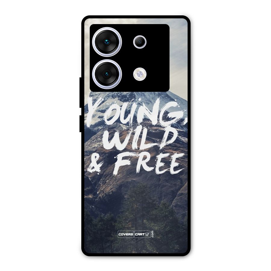 Young Wild and Free Metal Back Case for Infinix Zero 30 5G