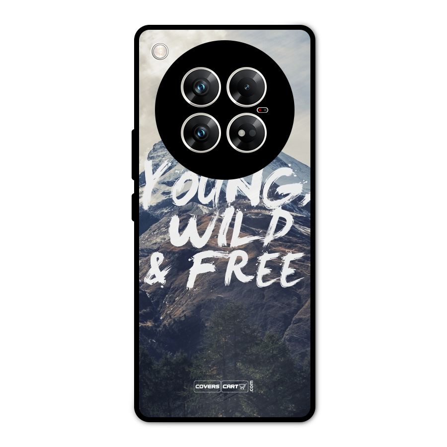 Young Wild and Free Metal Back Case for Infinix Zero 40 5G