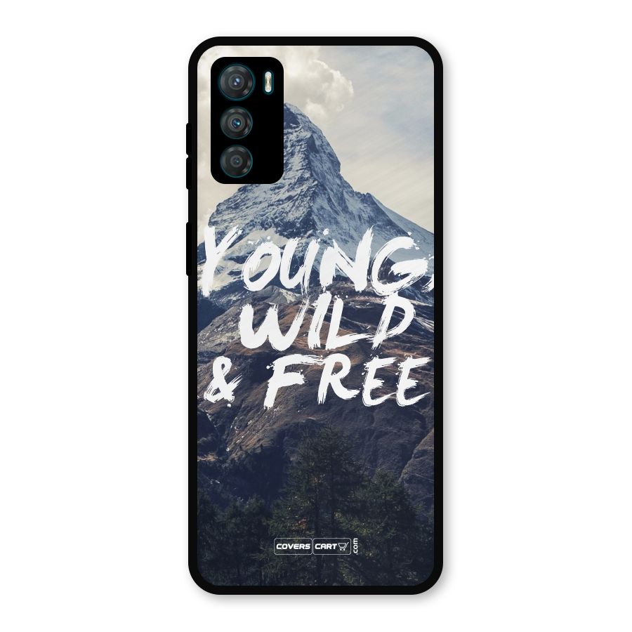 Young Wild and Free Metal Back Case for Moto G42