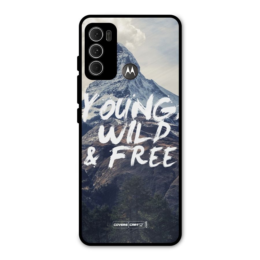 Young Wild and Free Metal Back Case for Moto G60