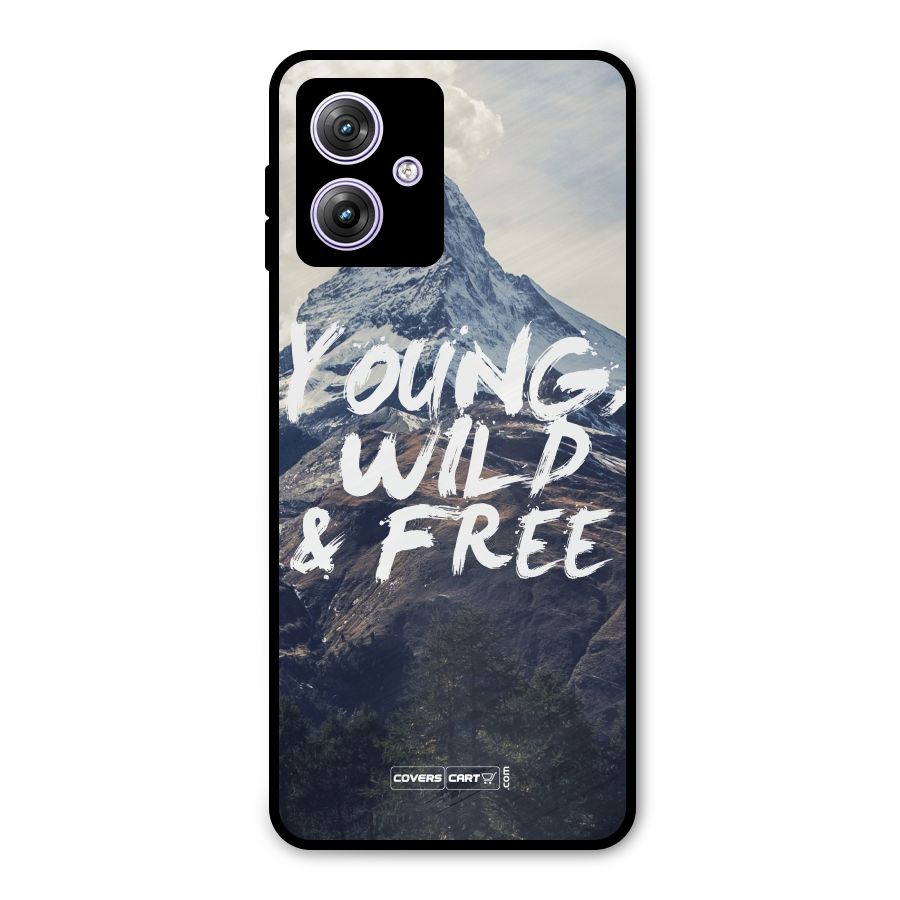 Young Wild and Free Metal Back Case for Moto G64
