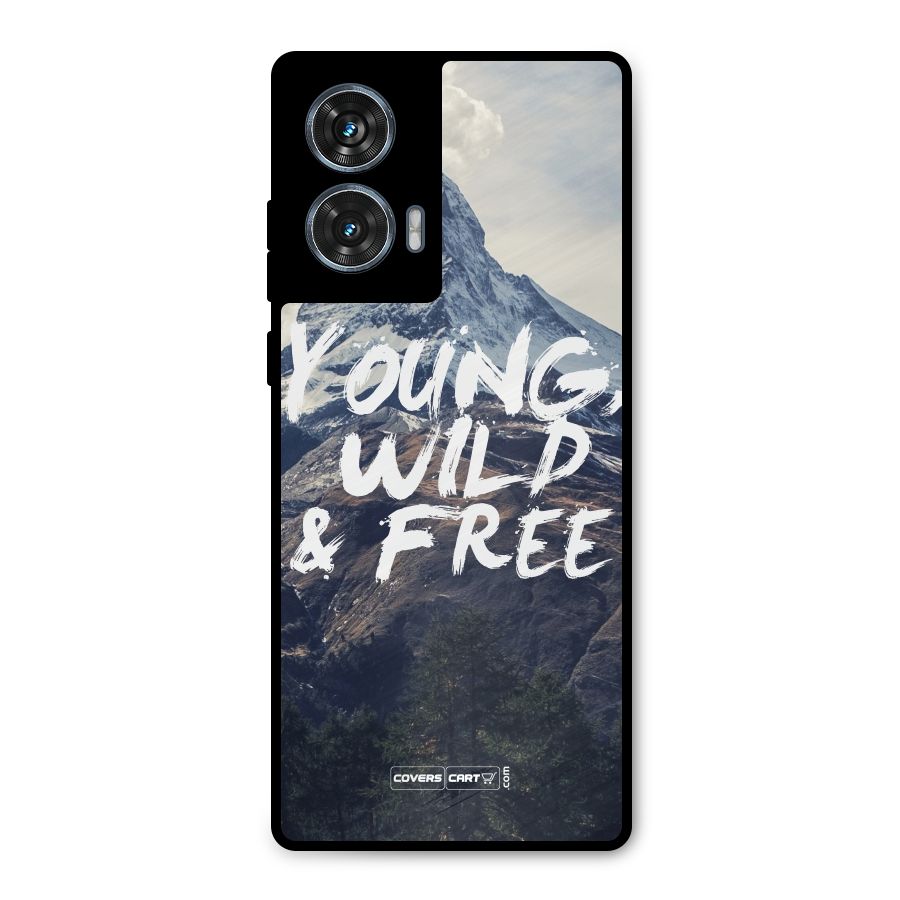 Young Wild and Free Metal Back Case for Motorola G96
