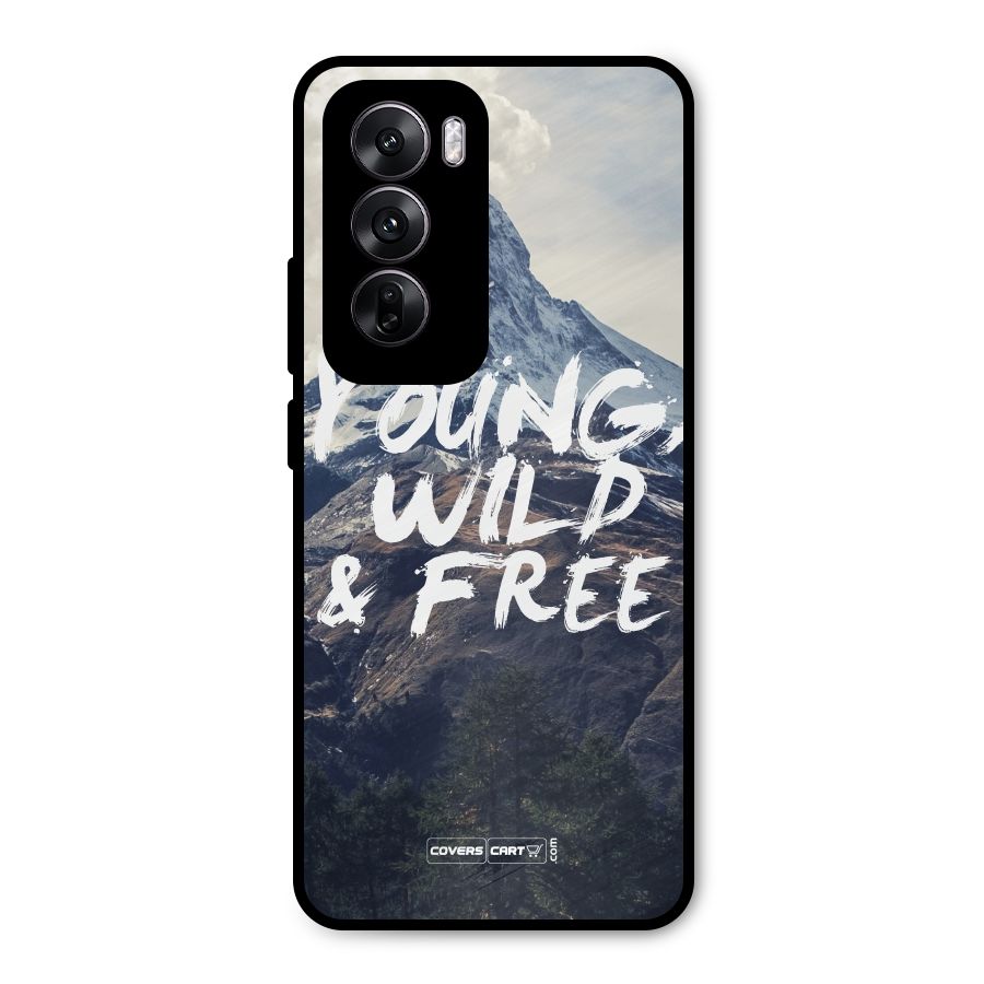 Young Wild and Free Metal Back Case for Oppo Reno12