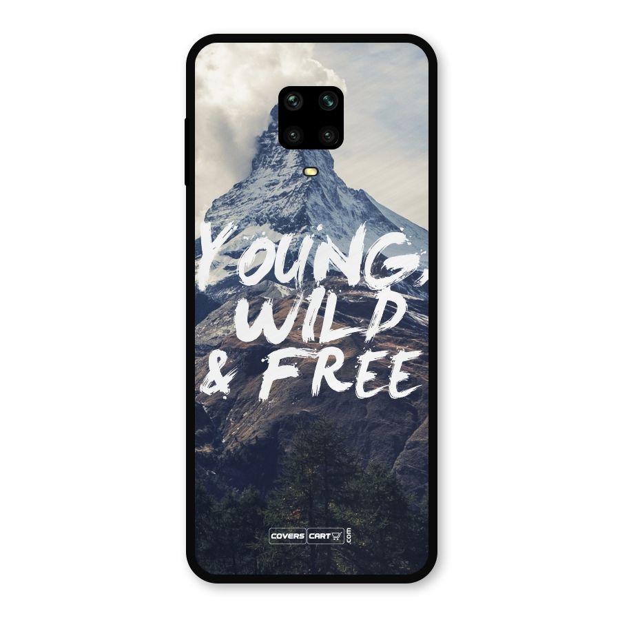 Young Wild and Free Metal Back Case for Poco M2 Pro