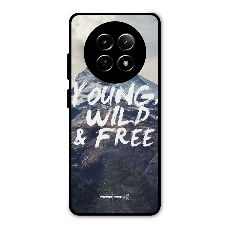 Young Wild and Free Metal Back Case for Realme 12 5G