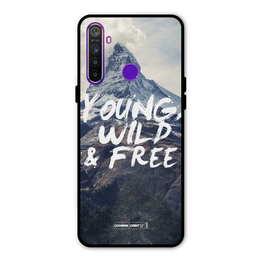 Young Wild and Free Metal Back Case for Realme 5