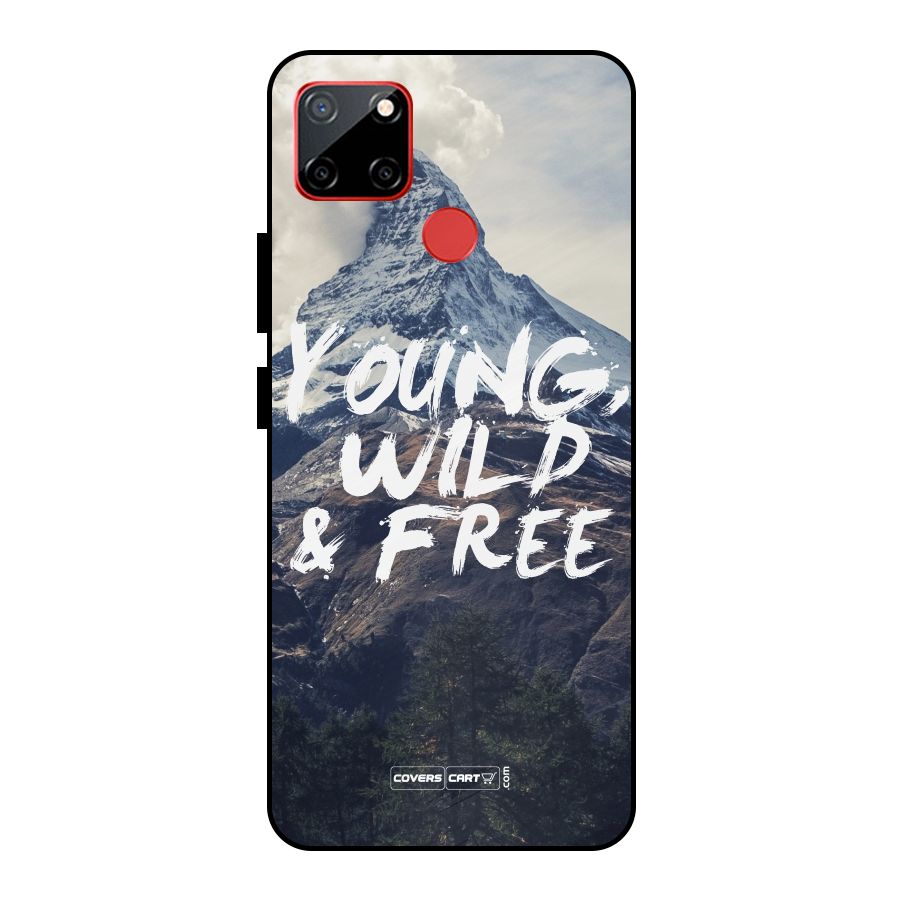 Young Wild and Free Metal Back Case for Realme C12