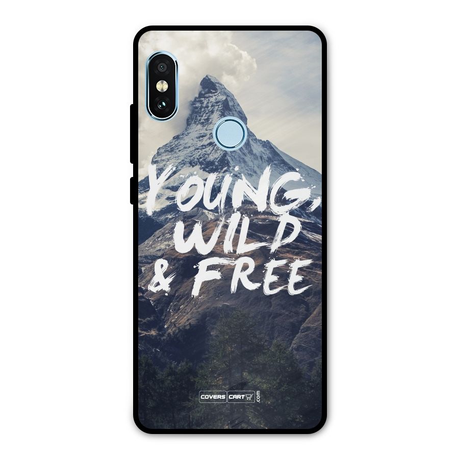 Young Wild and Free Metal Back Case for Redmi Note 5 Pro