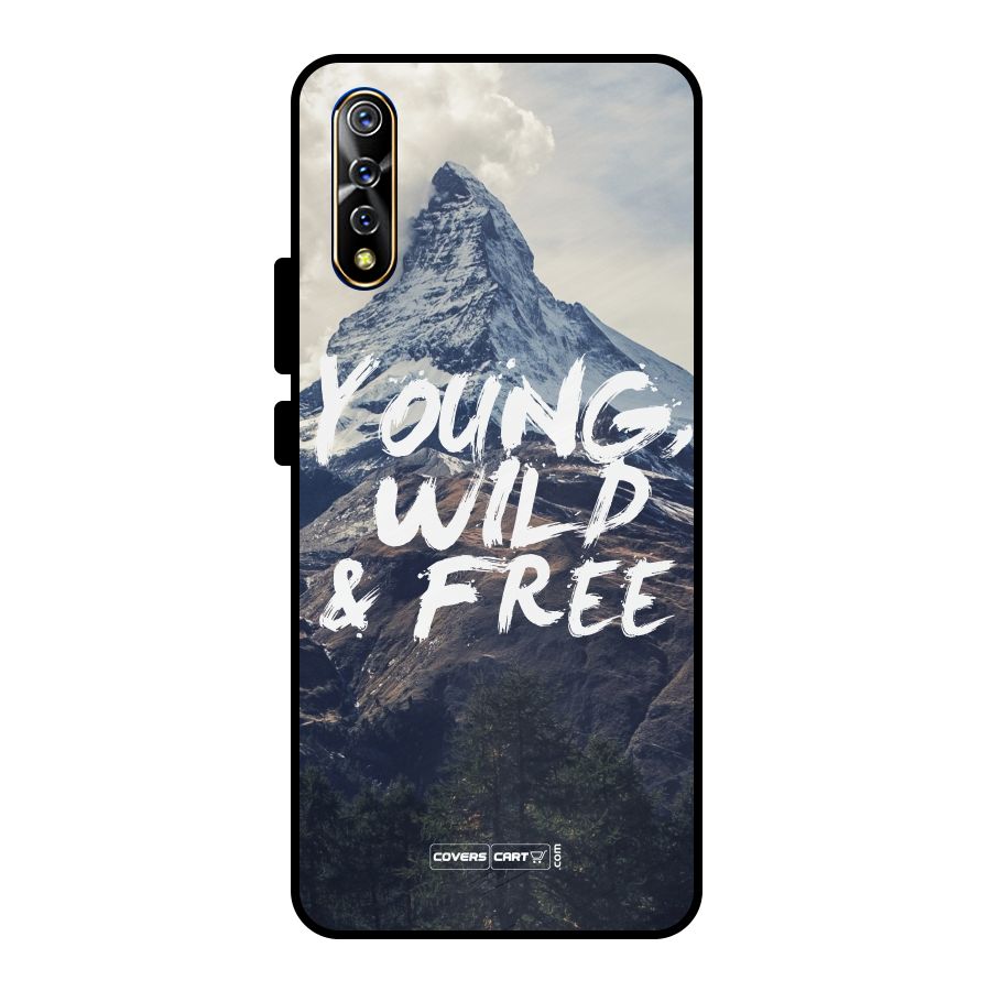 Young Wild and Free Metal Back Case for Vivo S1