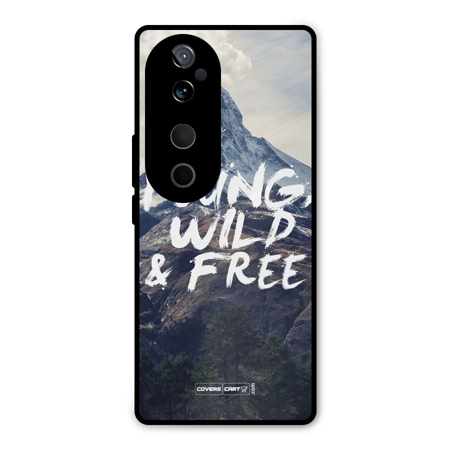Young Wild and Free Metal Back Case for Vivo T3 Ultra