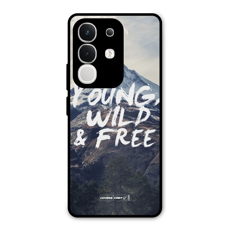 Young Wild and Free Metal Back Case for Vivo T4x