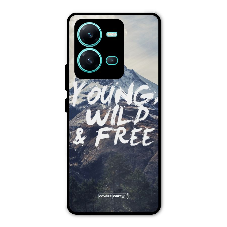 Young Wild and Free Metal Back Case for Vivo V25