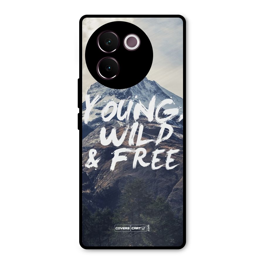 Young Wild and Free Metal Back Case for Vivo V30e