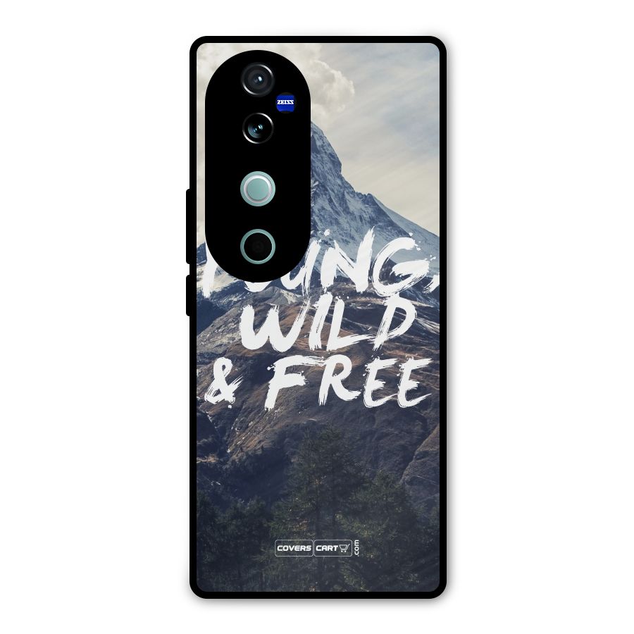 Young Wild and Free Metal Back Case for Vivo V40 Pro