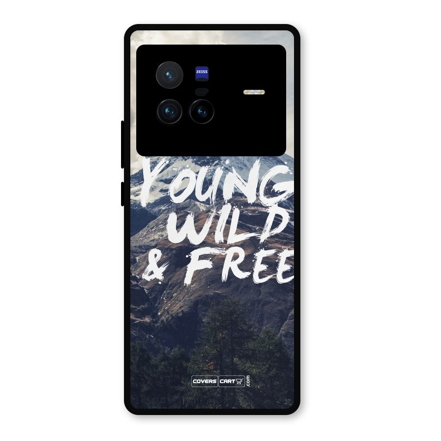 Young Wild and Free Metal Back Case for Vivo X80