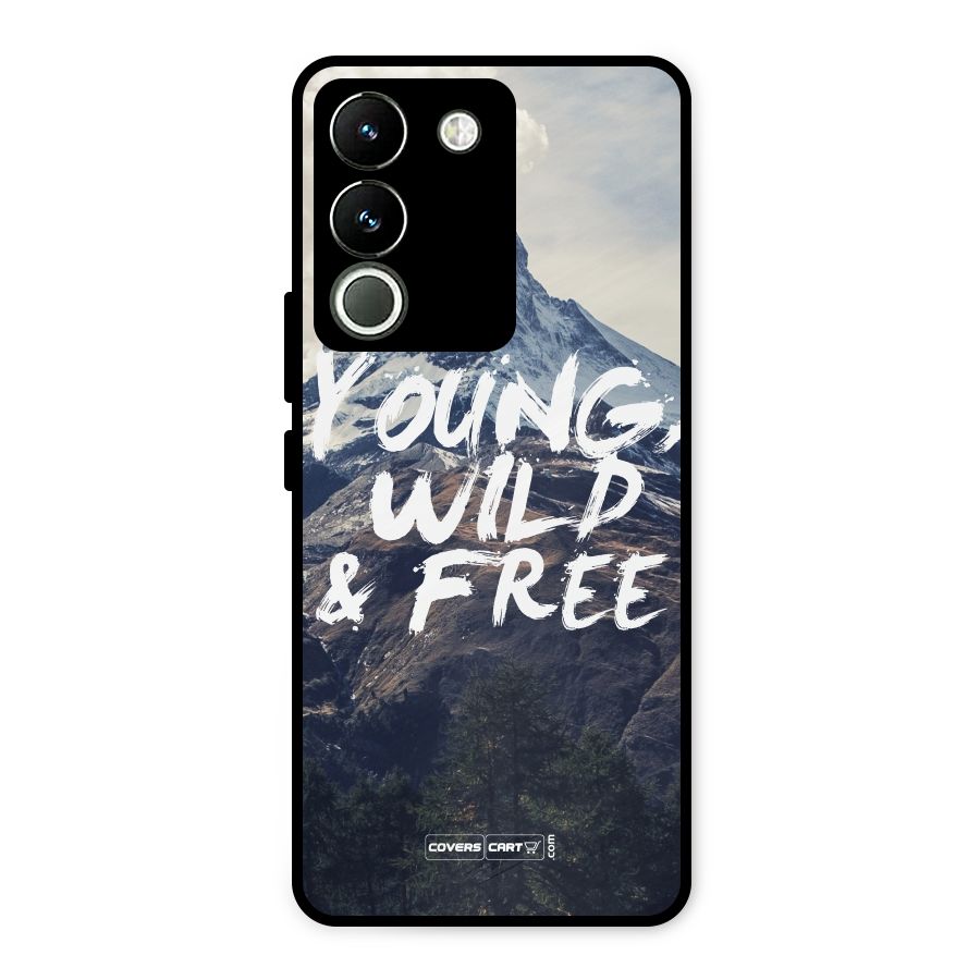 Young Wild and Free Metal Back Case for Vivo Y200