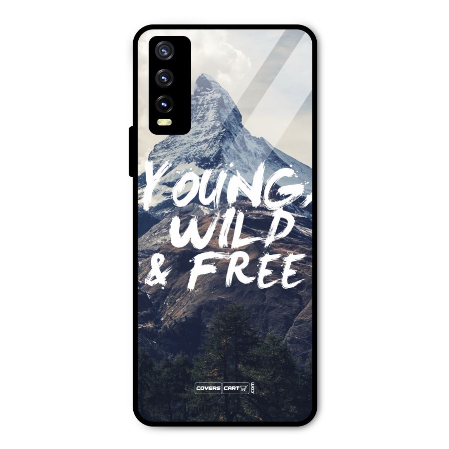 Young Wild and Free Metal Back Case for Vivo Y20g