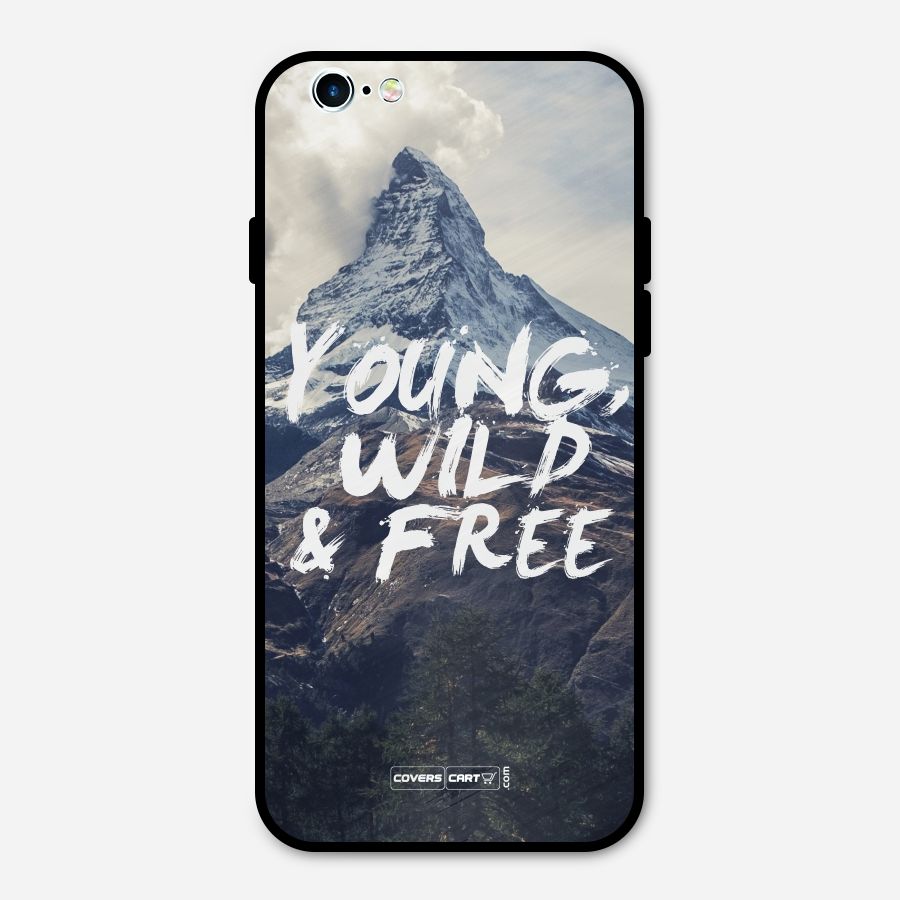 Young Wild and Free Metal Back Case for iPhone 6 6s
