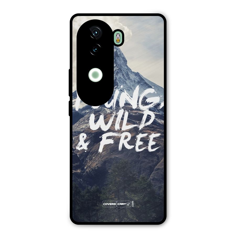 Young Wild and Free Metal Back Case for iQOO Z9s