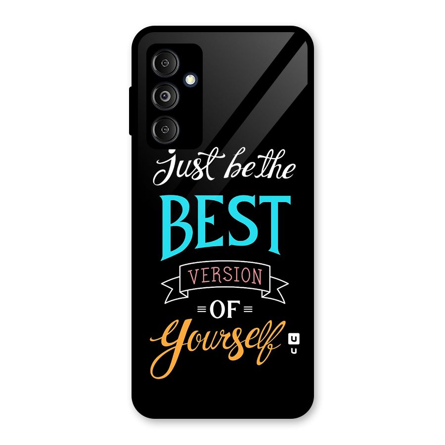 Your Best Version Glass Back Case for Galaxy M14 5G