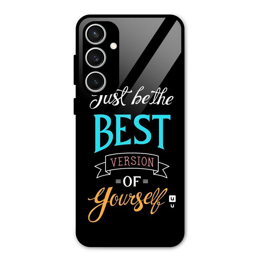 Your Best Version Glass Back Case for Galaxy S23 FE