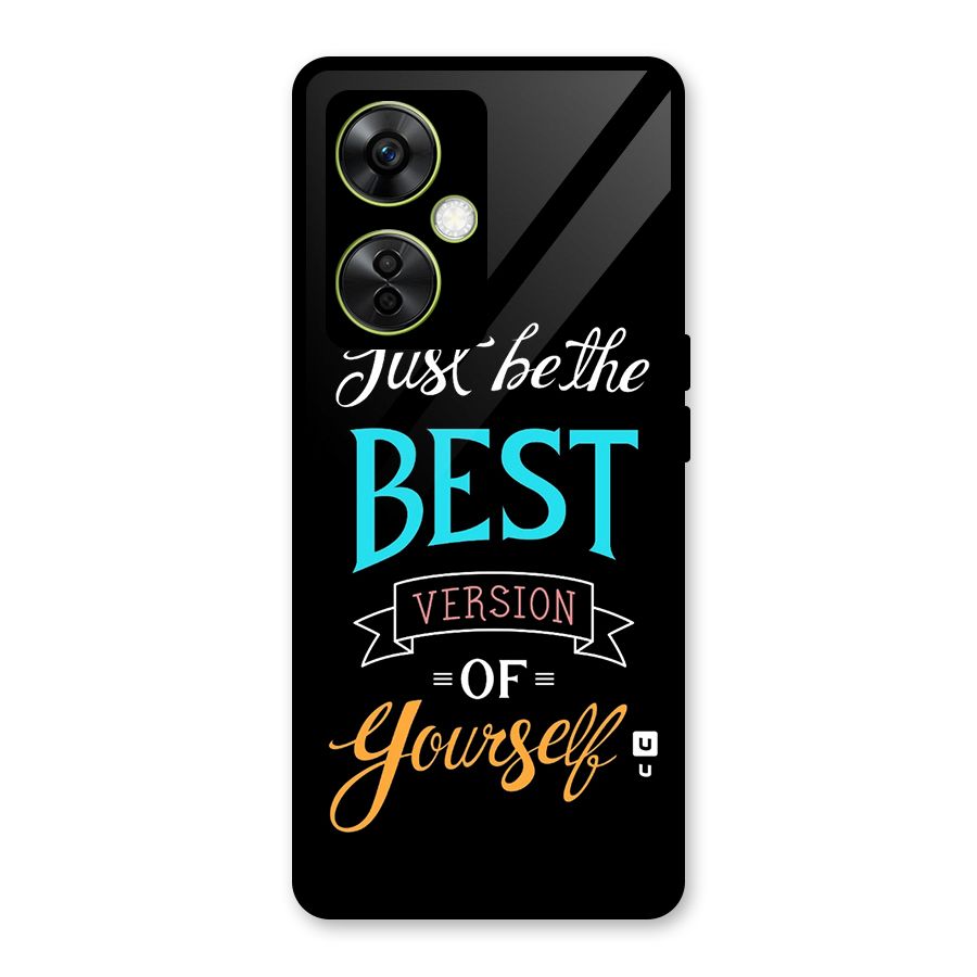 Your Best Version Glass Back Case for OnePlus Nord CE 3 Lite
