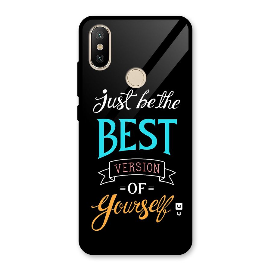 Your Best Version Glass Back Case for Redmi A2
